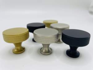 Kenop Baja Modern yang Dapat Disesuaikan dengan Tekstur Knurled untuk Dapur dan Bar Rumah - Product Image 5