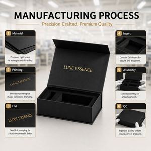 Caja de Papel Magnética Plegable Personalizada CRD para Imanes de Refrigerador, Recuerdos y Artículos Promocionales Pequeños, Impresión Personalizada Disponible - Product Image 2