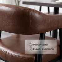 Ensemble de table à manger en bois de style moderne, fabrication directe d'usine, robuste et durable, ensemble de 5 pièces, cuisine, ferme, écologique, salle à manger de luxe