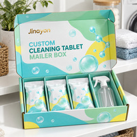 Boîte d'expédition en carton ondulé personnalisée brillante pour tablettes nettoyantes et colis fragiles