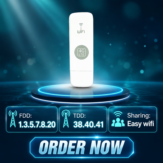 4G LTE Mobile Wi Fi Hotspot USB Router -150Mbps Smart Wireless Network Card