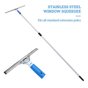 <span class=keywords><strong>Limpiacristales</strong></span>, Raspador de Vidrios, Material de Acero Inoxidable, Tira de Goma Pura, Raspador para Limpieza de Vidrios - Product Image 5