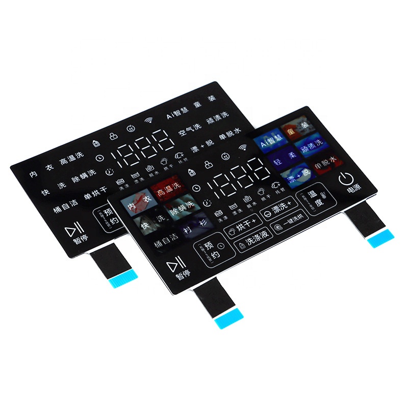OEM Support ST Brand Label with Screen Printing Digital Touch Colorful Graphic Overlays Plastic Film Lamination