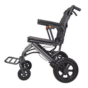 Silla de Ruedas Manual de Aleación de Aluminio Plegable, Ultraligera, Portátil, para Viajes, en Oferta - Product Image 5