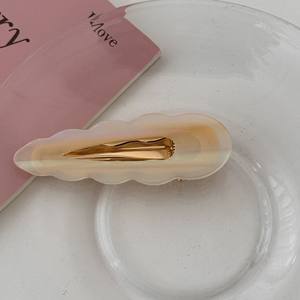 EW-Pinzas para el pelo Vintage para niña, venta al por mayor de clips de acetato dulce - Product Image 3