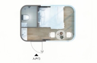 Maison capsule modulaire préfabriquée portable en acier léger personnalisée