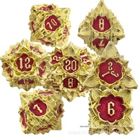 Dés carrés en métal D6 pour donjons et dragons du MDN TRPG polyèdre échecs COC jeu de société de groupe de course