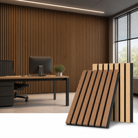 Panneaux acoustiques muraux en bois, lattes Akupanel, insonorisants, réduisant le bruit, écologiques, décoratifs, pour salle de sport et hôtel