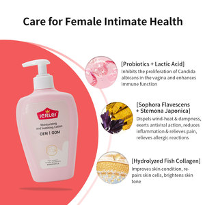 IERLEI OEM Gecustomizeerde Vrouwelijke Intieme Verzorgingsoplossing, Verlichtende en Antibacteriële Vrouwelijke Vaginale Wasgel voor Hygiëne en Reiniging - Product Image 3