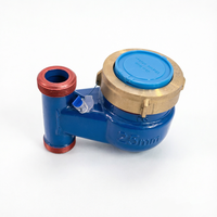 Compteur d'eau froide mécanique multi-jets à installation verticale, certifié ISO, prix de gros OEM/ODM standard usine DN15-25
