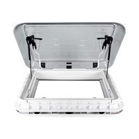 Fenêtre de toit pour camping-car 700x500mm, trappe de toit pour caravane, fenêtre de toit pour camping-car avec éclairage LED