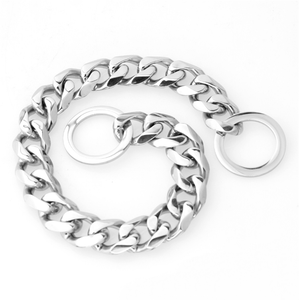 Collar de cadena de acero inoxidable para mascotas, cadena resistente para perros grandes - Product Image 3