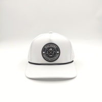 Casquette de baseball sportive unisexe réglable à 5 panneaux en polyester/coton de haute qualité avec motif léopard personnalisé et logo brodé