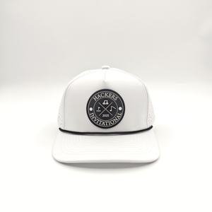 Casquette de baseball unisexe réglable à 5 panneaux en polyester 100% de haute qualité avec motif léopard personnalisé et logo brodé - Product Image 2