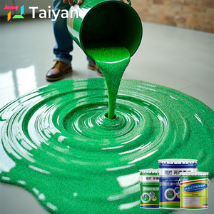 Sustainable Epoxy Colored Quartz Self-Leveling <strong>Floor</strong> Coating Color Sand Self Leveling <strong>Floor</strong> <strong>Paint</strong> for <strong>Green</strong> Commercial - Product Image 2