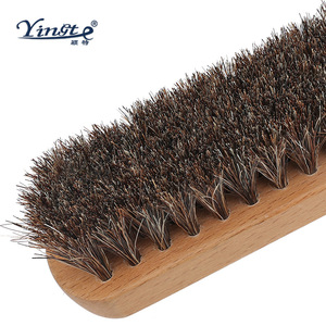 Yinste Shoe <b>Brush</b> Solid Wood Horse Hair Bristles For <b>Suede</b> Nubuck Cleaning - Product Image 2