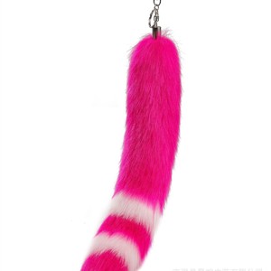 Ciondoli in metallo a coda <span class=keywords><strong>di</strong></span> peluche, portachiavi per auto e accessori con coda in pelliccia, direttamente dalla fabbrica - Product Image 5