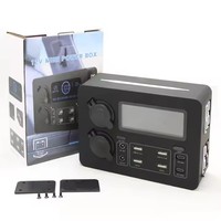 Boîte de distribution d'alimentation USB mini 12V mise à jour avec charge rapide 100W, interrupteurs à bascule 100%, boîte de contrôle d'alimentation
