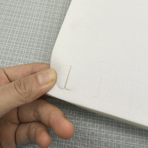 Plateau d'insertion personnalisable en <span class=keywords><strong>mousse</strong></span> floquée blanche pour porte-bagues, doublure de présentation de bijoux en éponge de velours pré-découpée pour vitrine de vente au détail - Product Image 5