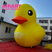 Tente gonflable de camping en bord de plage, tunnel gonflable jaune, tunnel de canard de dessin animé gonflable pour les jeux d'enfants