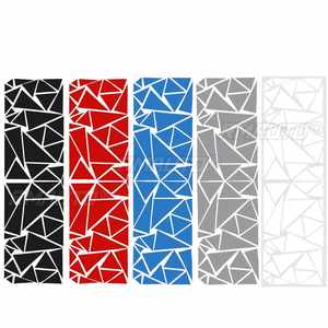 Pegatinas triangulares de vinilo para coche, camión, SUV, decoración DIY, pegatina lateral para carrocería, accesorios de estilo para coche, 200x60cm - Product Image 5
