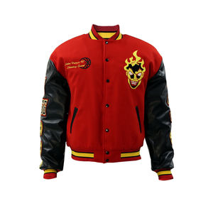 Veste de baseball personnalisée Serviette brodée Créez votre propre veste de baseball cool pour le collège - Product Image 1