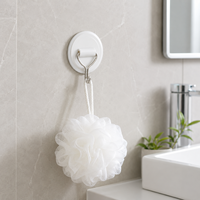 Crochets muraux adhésifs multifonctionnels en plastique, petits et mignons, pour manteaux, casquettes, clés, installation sans perçage pour la maison et la salle de bain