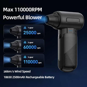 Souffleur d'air sans fil sans balais, aspirateur électrique rechargeable pour le nettoyage des claviers, PC et ordinateurs portables - Product Image 3