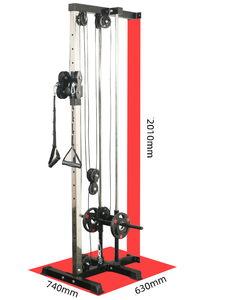 Máquina de <span class=keywords><strong>gimnasio</strong></span> en casa OEM multifunción X1, <span class=keywords><strong>polea</strong></span> cruzada de Cable montada en la pared para ESTACIÓN DE Fitness esencial Lat Pull Down Row - Product Image 4