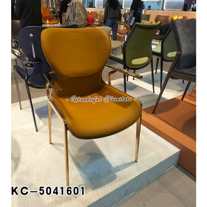 Gran oferta, silla de comedor moderna de cuero PU de lujo, respaldo de gama alta para <span class=keywords><strong>casa</strong></span> de té y estudio, cocina, silla de maestro ergonómica - Product Image 3