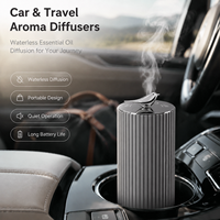 Diffuseur d'huiles essentielles intelligent sans eau NC12pro Mini, rechargeable par USB, alimenté par batterie, désodorisant pour voiture, personnalisation