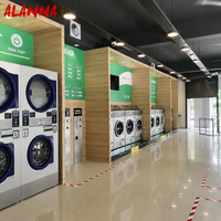 Lavadora y Secadora Comercial Operada con Monedas de ALANNA Factory Supply para Lavanderías de Hoteles y Escuelas