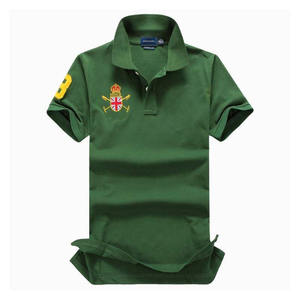 <span class=keywords><strong>Paul</strong></span> Top T-shirt pour Polo XL Chemise à manches courtes en tissu tricoté anti-rides surdimensionné Broderie 3D Design Solide - Product Image 6