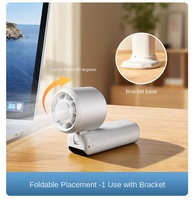 Ventilateur portable pliable à compresse froide, avec moteur sans balais 4000 mAh, affichage numérique et expression IA, vente en gros AFY