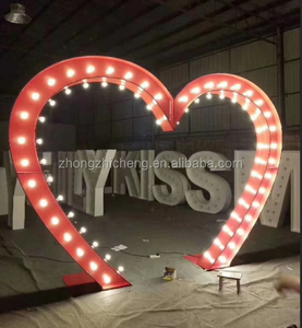 Letras Iluminadas LED para Fotografía y Arco de <span class=keywords><strong>Boda</strong></span> con Forma de Corazón, Letras Decorativas para Publicidad, Hospitales, Escuelas, Eventos, Alquiler de Escenarios - Product Image 2