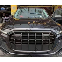 Kit carrosserie pour Audi Q7 2021 mise à niveau vers SQ7 Style comprend calandre lèvre arrière tuyaux d'échappement pièces automobiles pour modifier