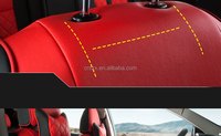 Housses de sièges de voiture en cuir confortables et durables Vente en gros en usine pour Ford Civic Accessoires de véhicule étanches à l'eau Housse de chaise