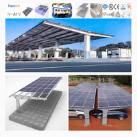 Empery Solar PV AL6005-T5 Edelstahl Solar Einträger-Carport-Montagesystem 60m/s Windgeschwindigkeit 15+ Jahre Garantie