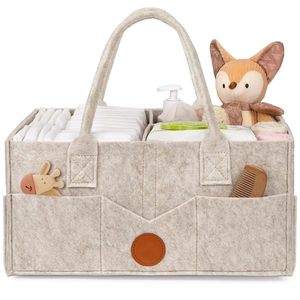 Organizador <span class=keywords><strong>de</strong></span> Pañales Portátil <span class=keywords><strong>de</strong></span> Fieltro, Ideal <span class=keywords><strong>para</strong></span> Cambiador <span class=keywords><strong>de</strong></span> Bebés, Regalos <span class=keywords><strong>para</strong></span> Recién Nacidos y Baby Shower - Product Image 1