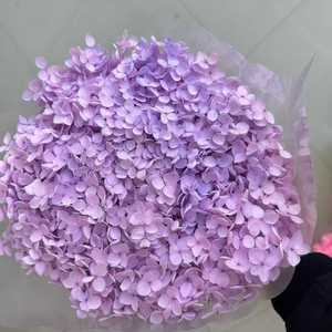 Hydrangeas séchées artisanales populaires à longues tiges pour la décoration de mariage - Product Image 5