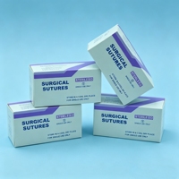 Sutures résorbables Polyglactin 910 pour hôpitaux vétérinaires, 2/0 3/0, pour animaux (chiens, chats), usage vétérinaire, chirurgie, diverses formes d'aiguilles, OEM