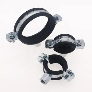 2024 m8 pipe clamps for large diameter pipe tube Tdc Duct Flange Fasteners conduit Clips quick release pipe fixing clamps