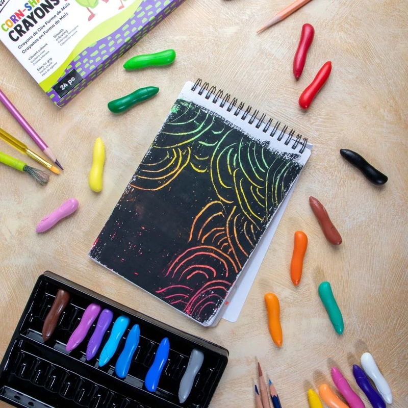 Mont Marte Corn Shape Crayons 24pc
