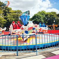 Parc à thème passionnant Break Dance Capacité de 18 personnes Manèges d'amusement Danse folle à vendre