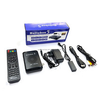 Récepteur satellite numérique Hellobox 5 DVB-S2 prenant en charge le dongle WiFi, le modem 3G, USB 2.0, Full HD DVBS2 Hellobox5