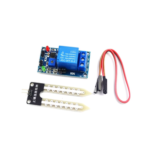 Dc 5V 12V Điện tử đất cảm biến độ ẩm tiếp sức mô-đun điều khiển tưới nước tự động bắt đầu chuyển đổi với độ ẩm cao độ nhạy - Product Image 6
