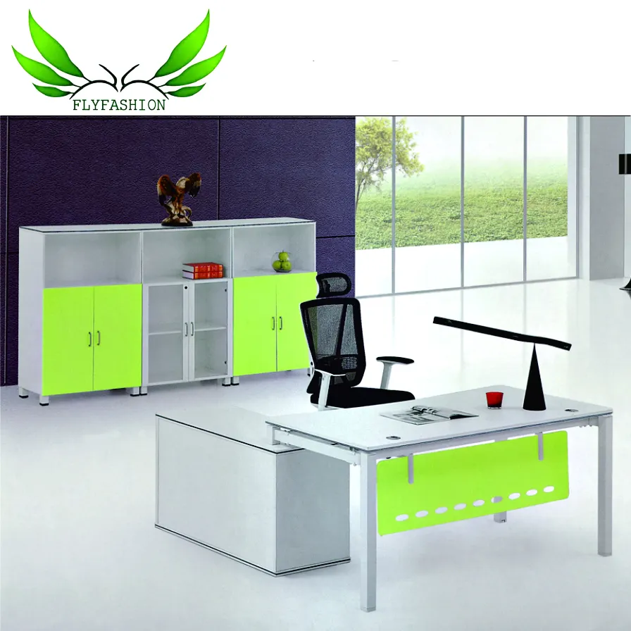 Simple style office furniture computer desk executive table