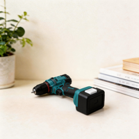 Bürstenloser Akku-Schlagbohrschrauber-Set 21V Lithium mit 10mm Schnellspannbohrfutter und Akku für DIY Heimrenovierung und Bauarbeiten