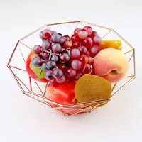Metal Cesta de Frutas para cozinha com Pão Legumes