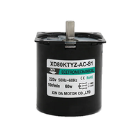 80KTYZ AC Moteur synchrone à aimant permanent 220V 60W Réducteur de vitesse Micro moteur contrôlable CW CCW Inversion Moteurs durables